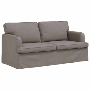 Καναπές 2 pcs Taupe 162 x 80 x 85 εκ ύφασμα - Pakobazaar