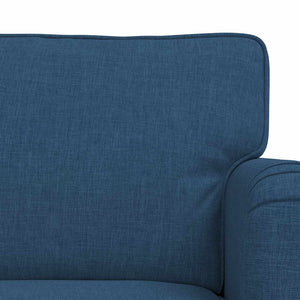 Καναπές 2 pcs Μπλε 162 x 80 x 85 εκ ύφασμα - Pakobazaar