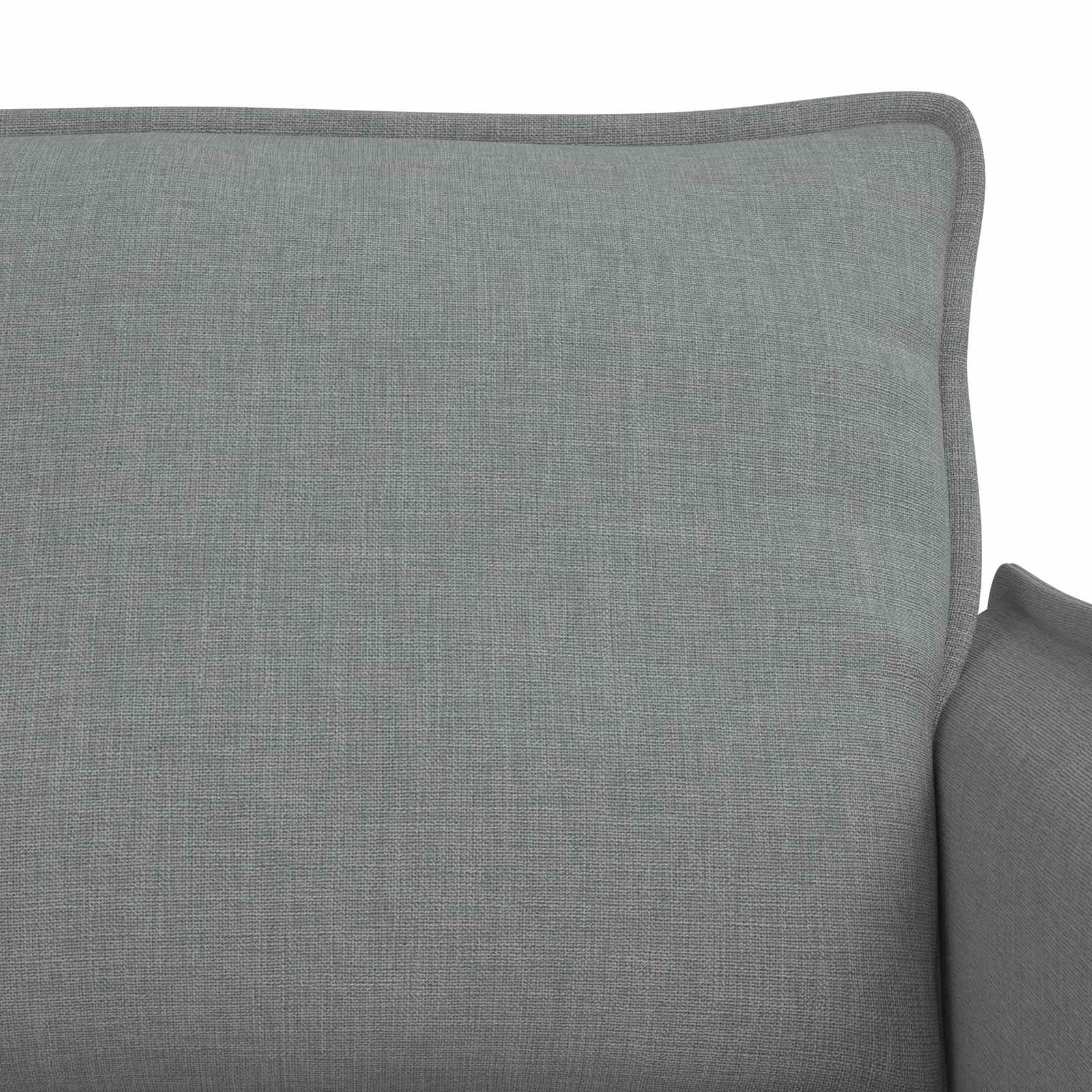 Καναπές 2 pcs Ανοιχτό γκρι 196 x 82 x 85 εκ ύφασμα - Pakobazaar
