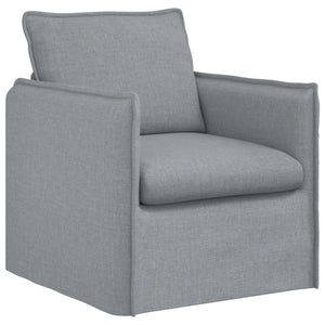 Καναπές 2 pcs Ανοιχτό γκρι 196 x 82 x 85 εκ ύφασμα - Pakobazaar
