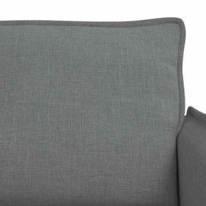 Καναπές 2 pcs Σκούρο Γκρι 196 x 82 x 85 εκ ύφασμα - Pakobazaar