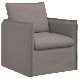 Καναπές 2 pcs Taupe 196 x 82 x 85 εκ ύφασμα - Pakobazaar