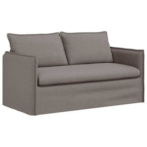 Καναπές 2 pcs Taupe 196 x 82 x 85 εκ ύφασμα - Pakobazaar