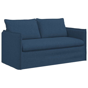 Καναπές 2 pcs Μπλε 196 x 82 x 85 εκ ύφασμα - Pakobazaar