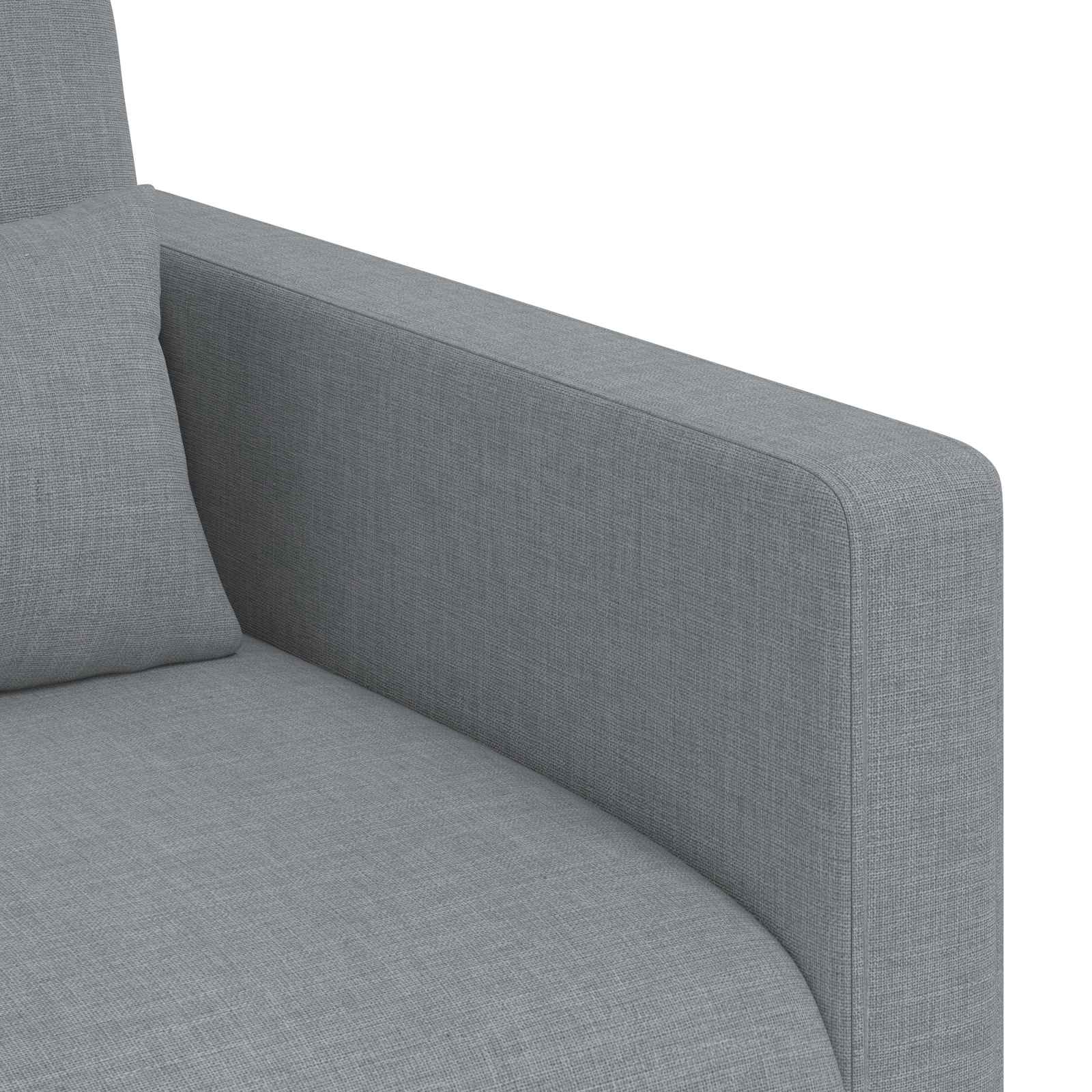 Καναπές 2 pcs Ανοιχτό γκρι 198 x 78 x 80 εκ ύφασμα - Pakobazaar