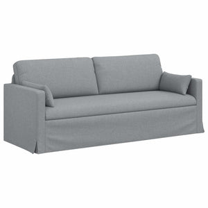 Καναπές 2 pcs Ανοιχτό γκρι 198 x 78 x 80 εκ ύφασμα - Pakobazaar