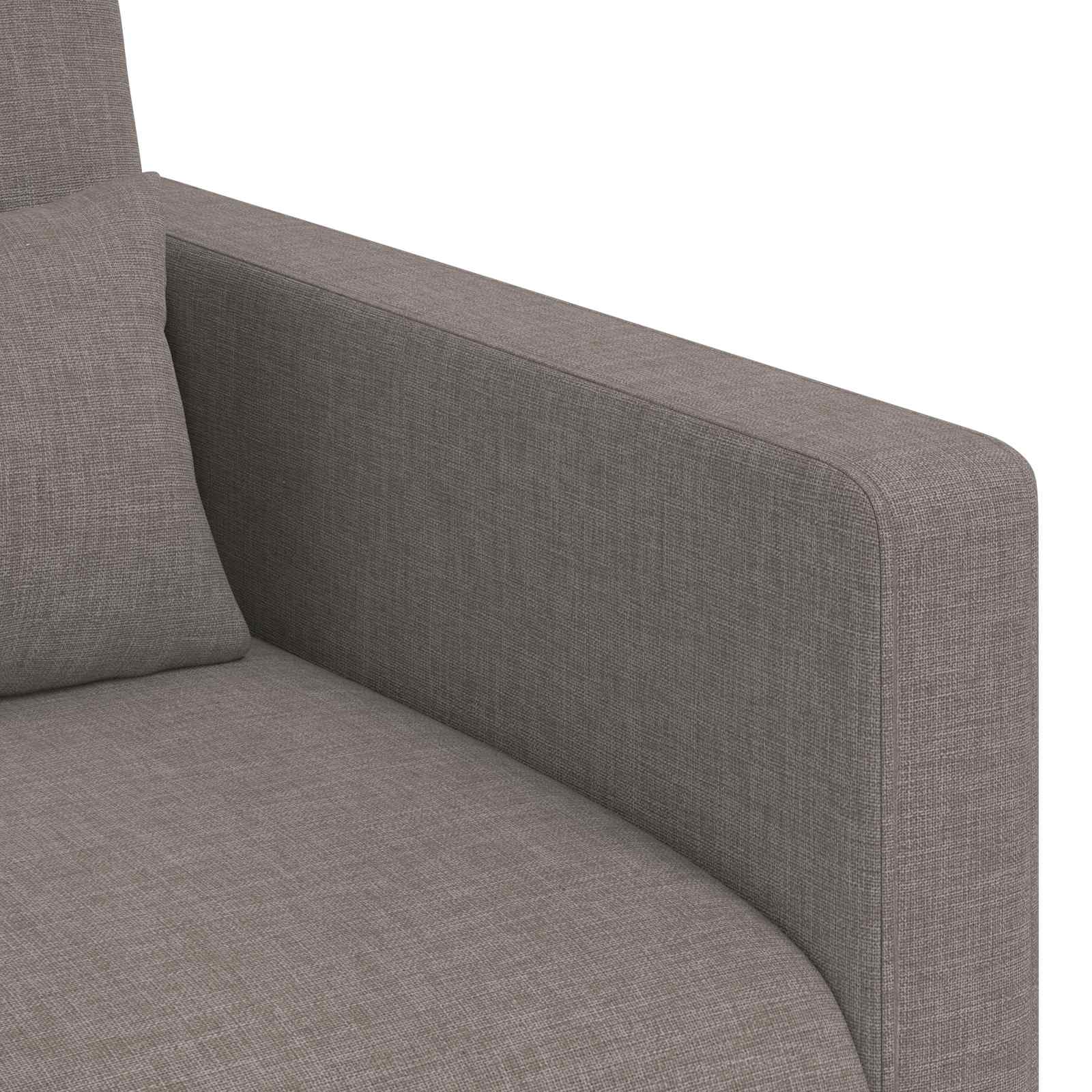 Καναπές 2 pcs Taupe 198 x 78 x 80 εκ ύφασμα - Pakobazaar