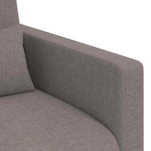 Καναπές 2 pcs Taupe 198 x 78 x 80 εκ ύφασμα - Pakobazaar