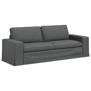 Καναπές 2 pcs Σκούρο Γκρι 182 x 80 x 82 εκ ύφασμα - Pakobazaar