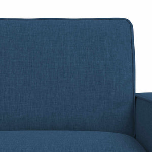 Καναπές 2 pcs Μπλε 182 x 80 x 82 εκ ύφασμα - Pakobazaar