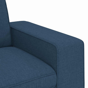 Καναπές 2 pcs Μπλε 182 x 80 x 82 εκ ύφασμα - Pakobazaar