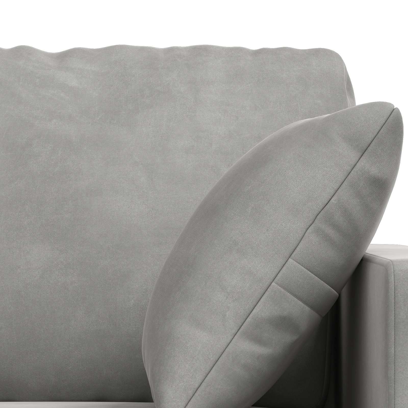 Καναπές 2 pcs Ανοιχτό γκρι 198 x 78 x 80 εκ Βελούδο - Pakobazaar