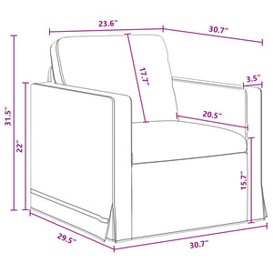 Καναπές 2 pcs Σκούρο Γκρι 198 x 78 x 80 εκ Βελούδο - Pakobazaar