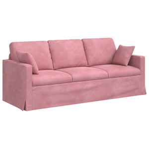 Καναπές 2 pcs Ροζ 198 x 78 x 80 εκ Βελούδο - Pakobazaar