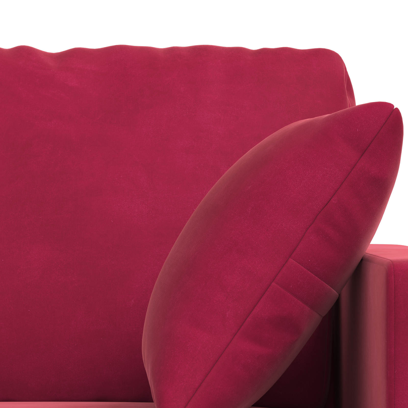 Καναπές 2 pcs Κόκκινο 198 x 78 x 80 εκ Βελούδο - Pakobazaar