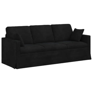 Καναπές 2 pcs Μαύρο 198 x 78 x 80 εκ Βελούδο - Pakobazaar