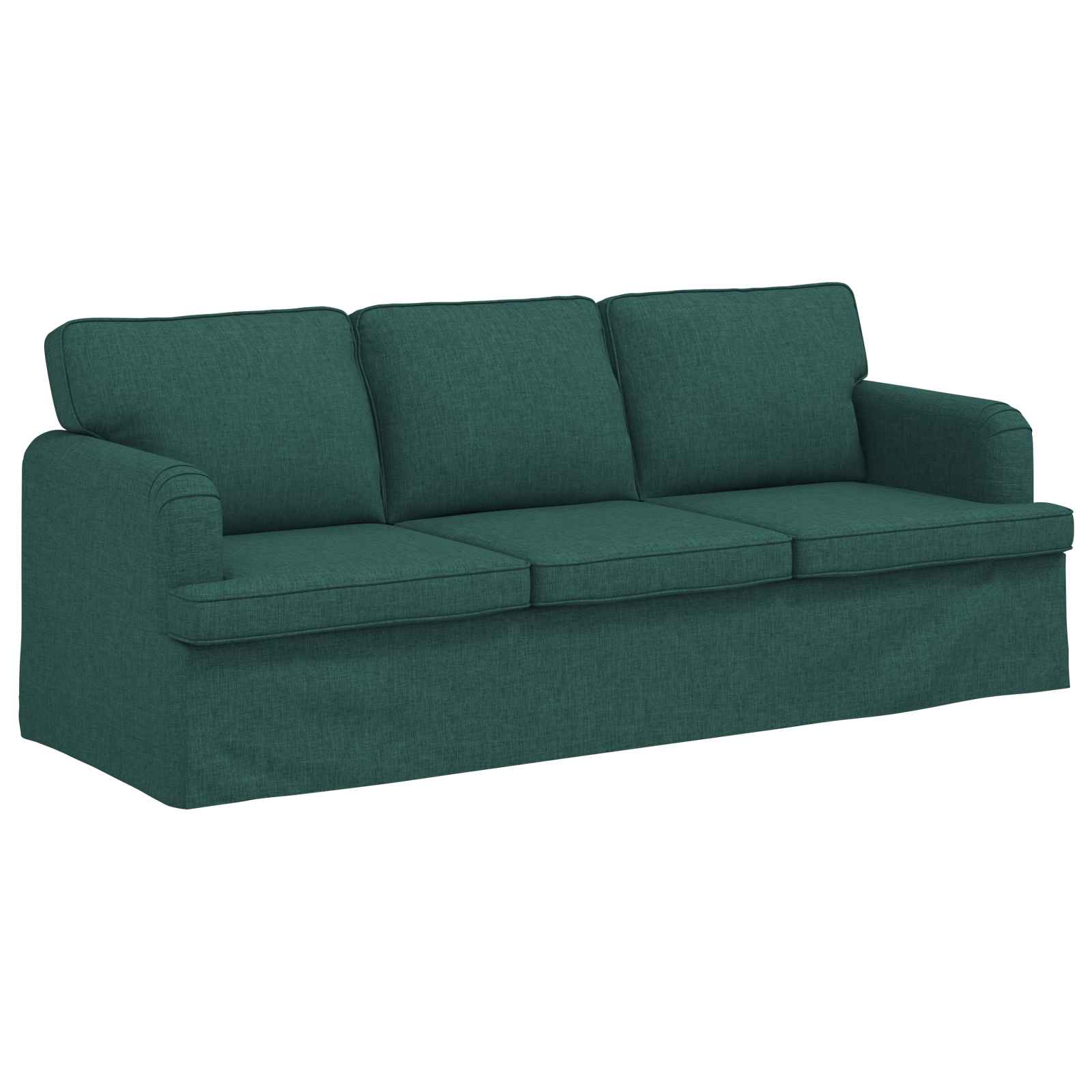 Καναπές 2 pcs Σκούρο Πράσινο 144 x 80 x 85 εκ ύφασμα - Pakobazaar