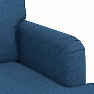 Καναπές 2 pcs Μπλε 144 x 80 x 85 εκ ύφασμα - Pakobazaar