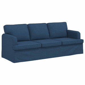 Καναπές 2 pcs Μπλε 144 x 80 x 85 εκ ύφασμα - Pakobazaar