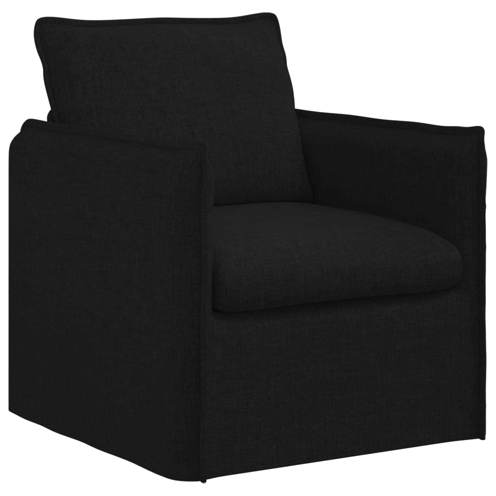 Καναπές 2 pcs Μαύρο 196 x 82 x 85 εκ ύφασμα - Pakobazaar