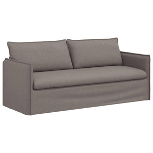 Καναπές 2 pcs Taupe 196 x 82 x 85 εκ ύφασμα - Pakobazaar