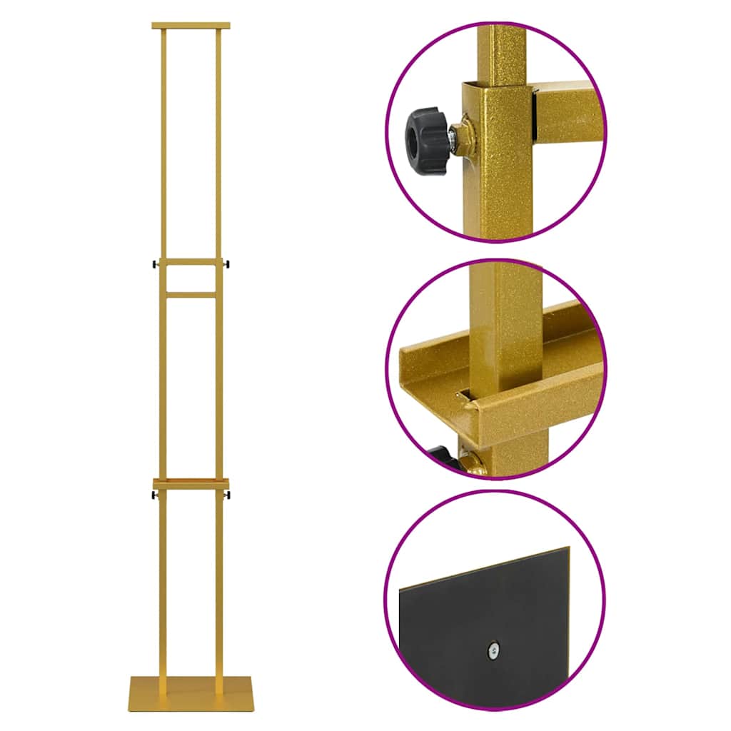 Εκθεσιακές Οθόνες 2 pcs Χρυσό 30 x 23,5 x 210 εκ Ατσάλι