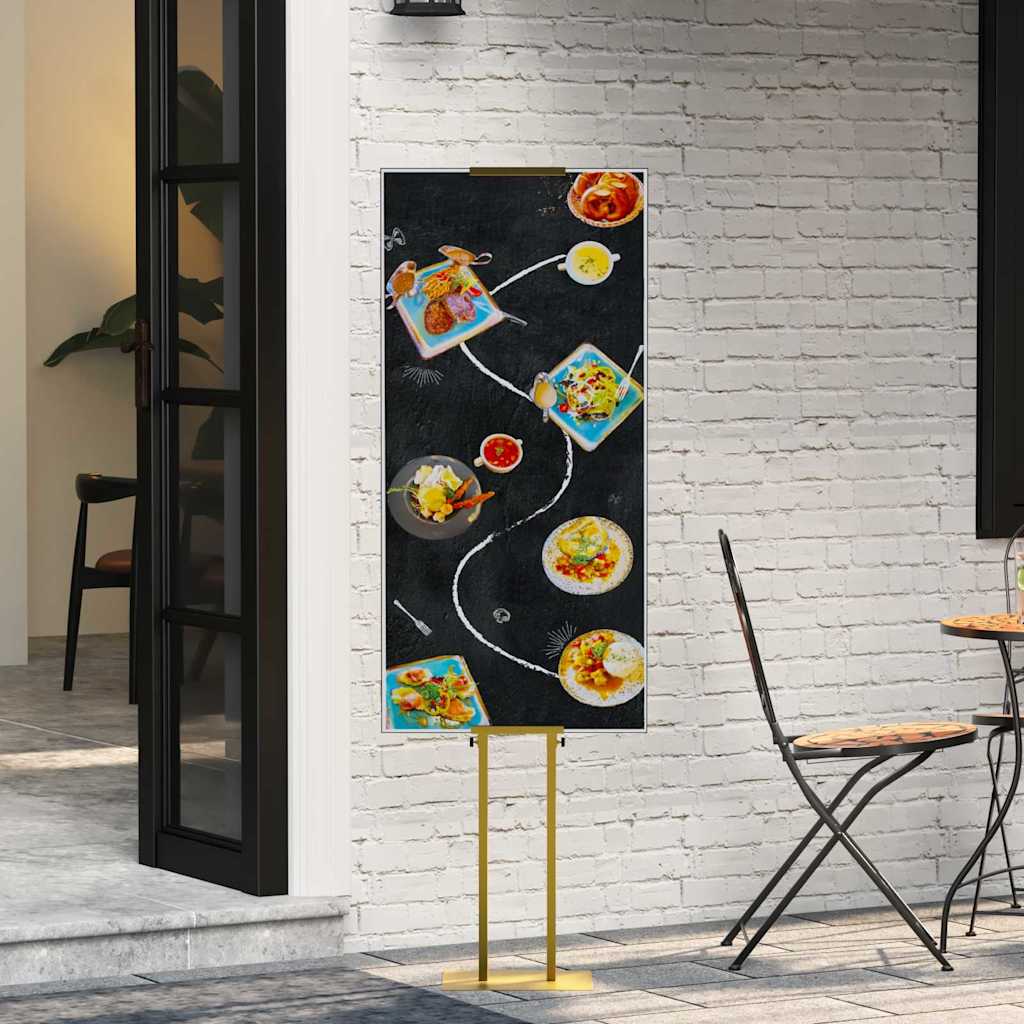 Εκθεσιακές Οθόνες 2 pcs Χρυσό 30 x 23,5 x 210 εκ Ατσάλι