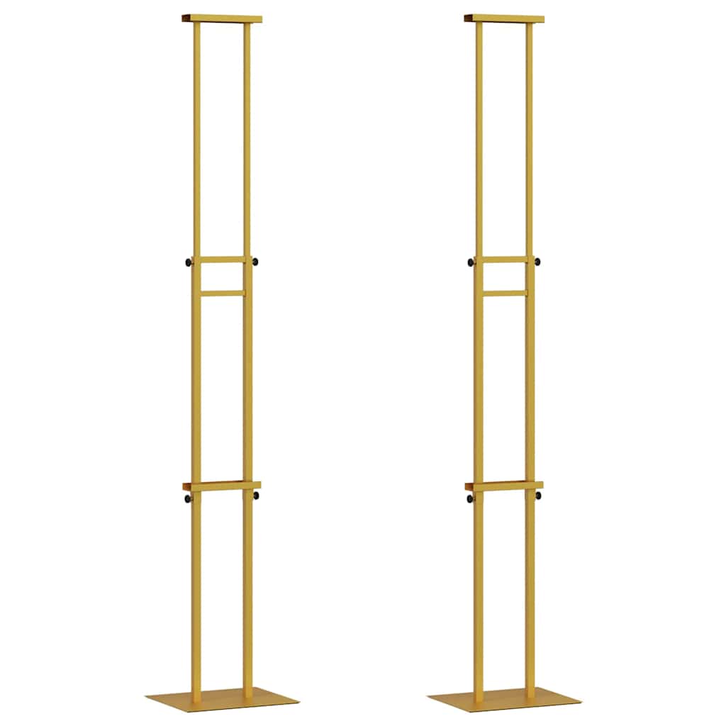 Εκθεσιακές Οθόνες 2 pcs Χρυσό 30 x 23,5 x 210 εκ Ατσάλι