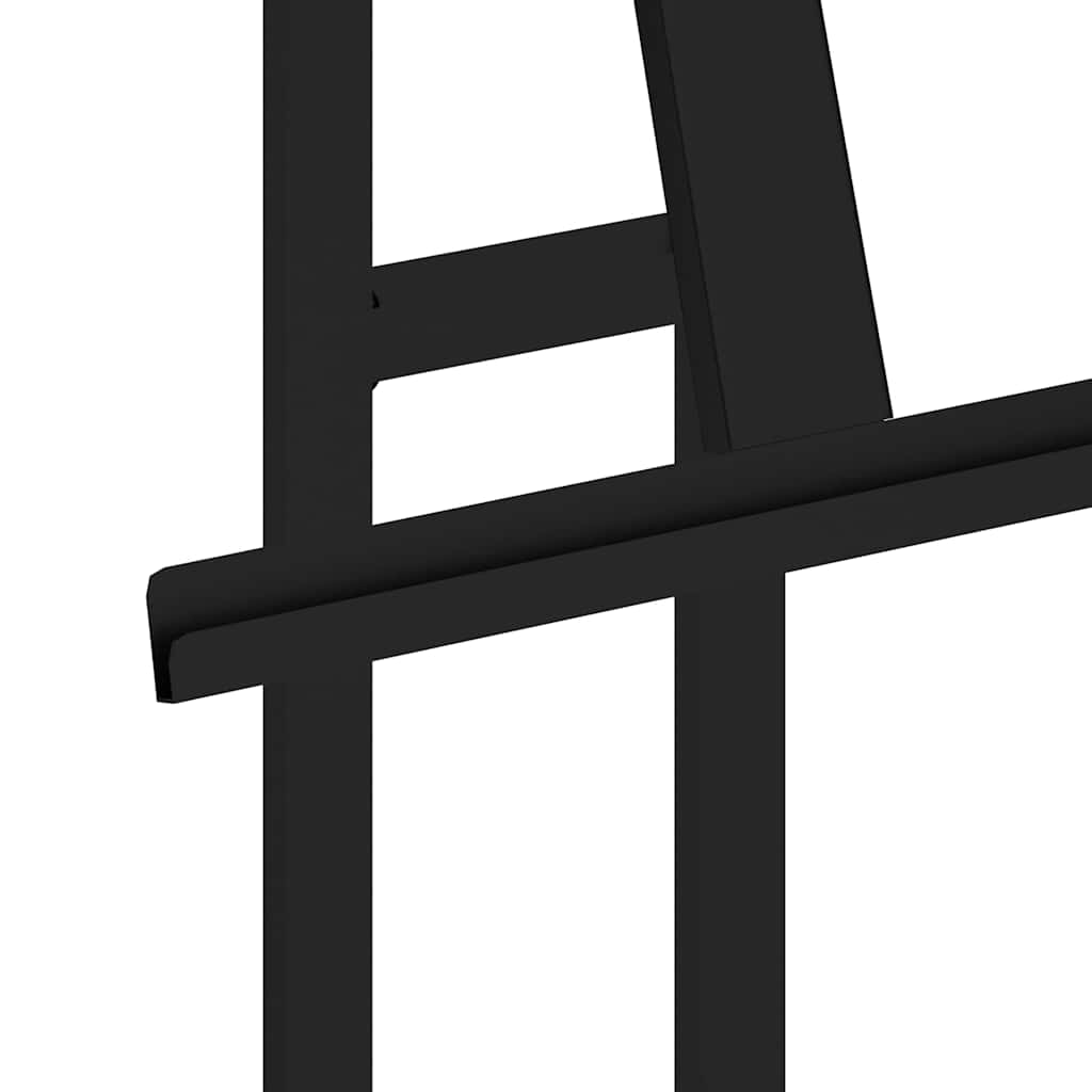 Εκθεσιακές Οθόνες 2 pcs Μαύρο 26,5 x 26,5 x 150 εκ. Ατσάλι - Pakobazaar