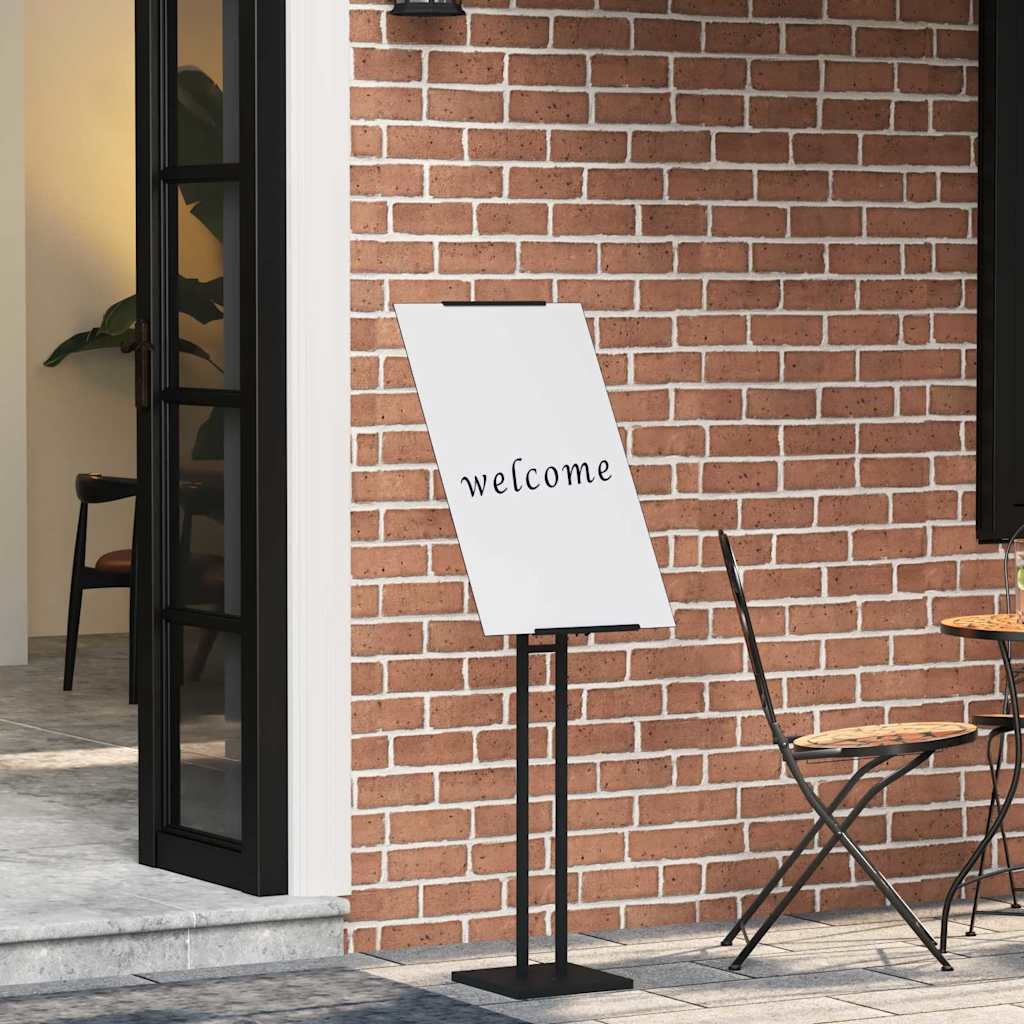 Εκθεσιακές Οθόνες 2 pcs Μαύρο 26,5 x 26,5 x 150 εκ. Ατσάλι - Pakobazaar