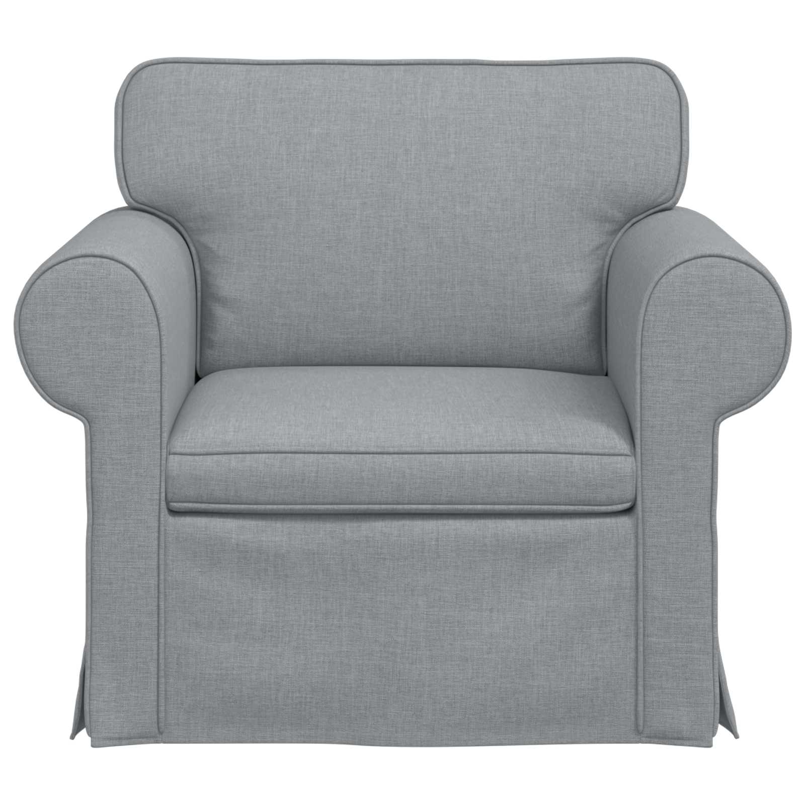 Καναπές Ανοιχτό γκρι 215 x 82 x 80 εκ ύφασμα - Pakobazaar