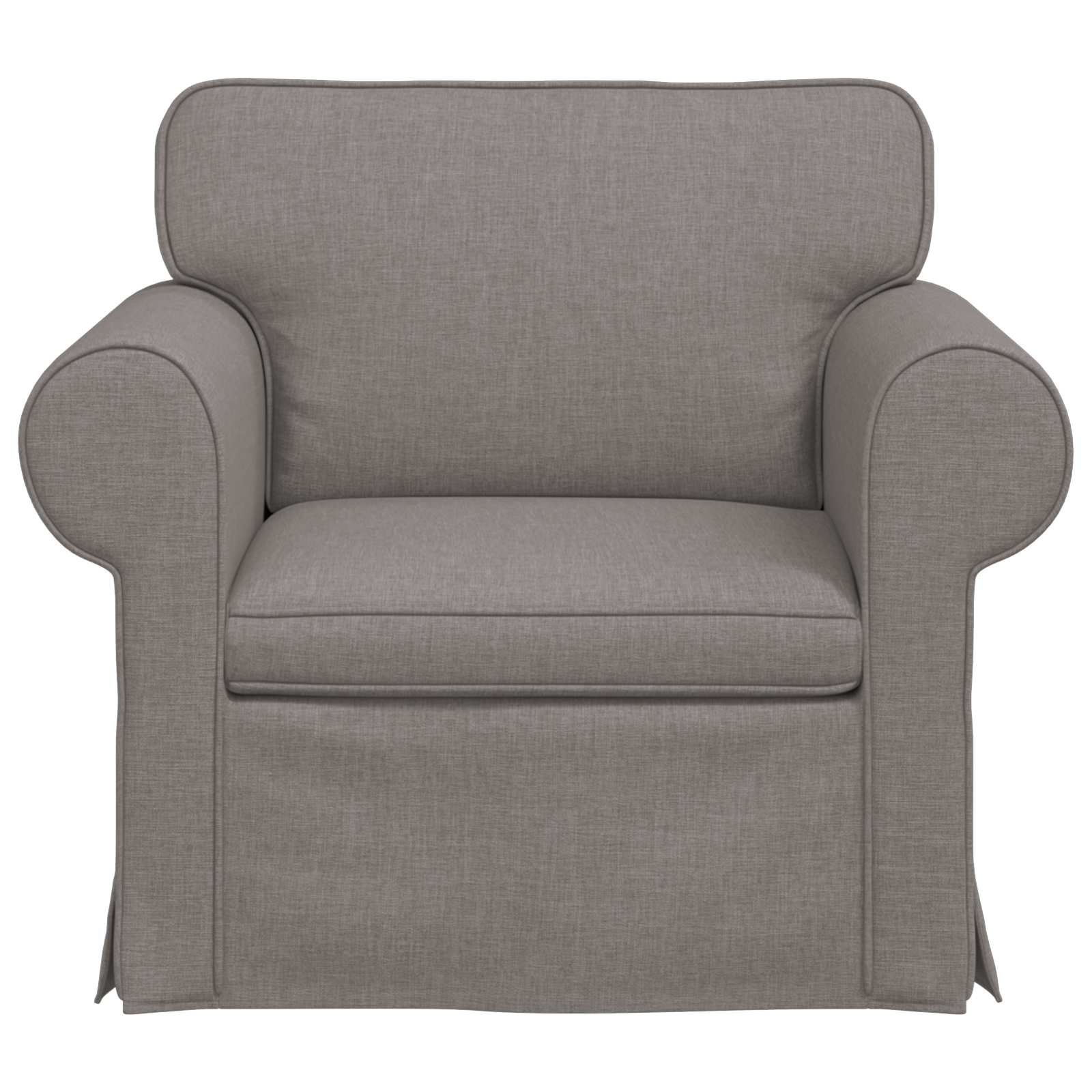 Καναπές Taupe 215 x 82 x 80 εκ ύφασμα - Pakobazaar