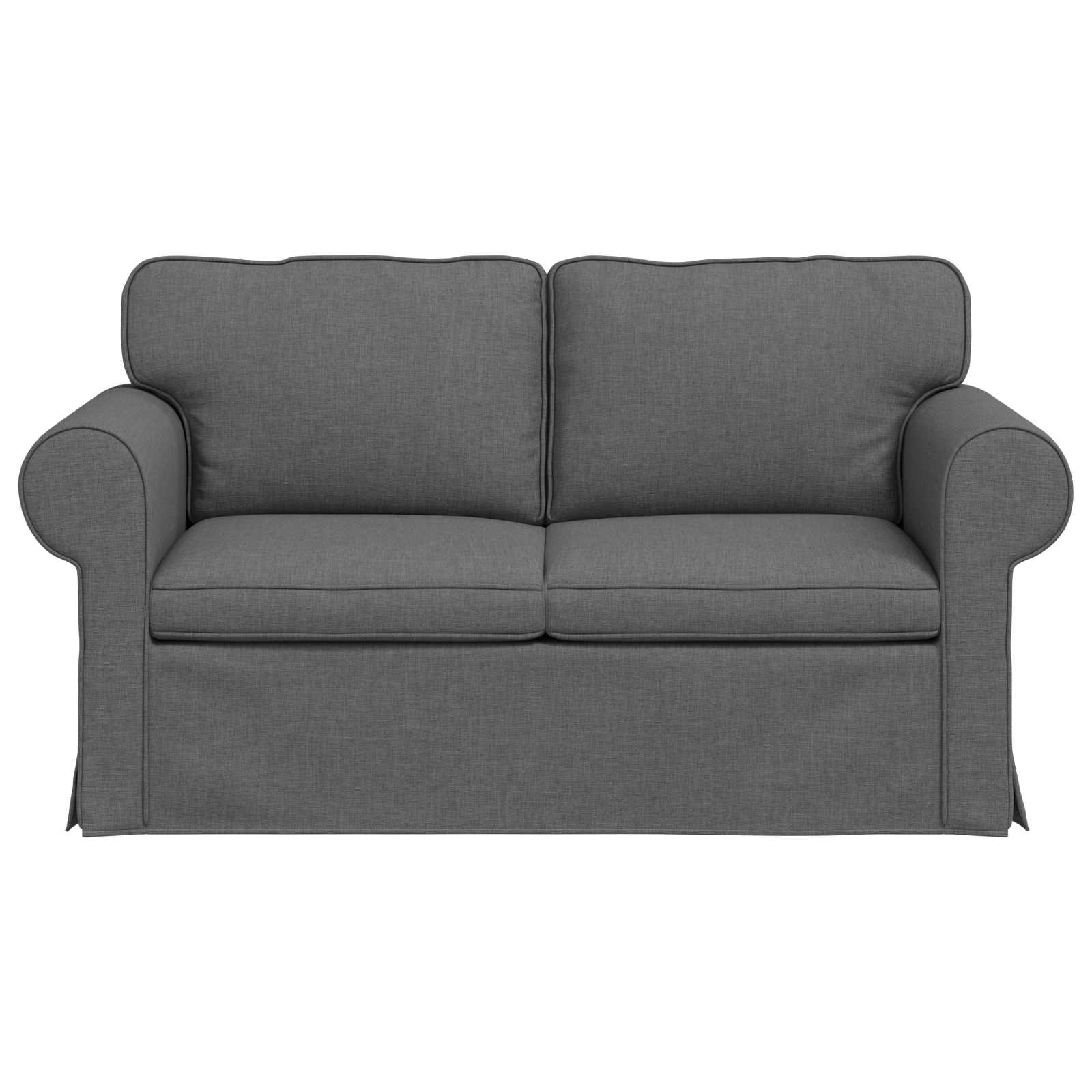 Καναπές Σκούρο Γκρι 215 x 82 x 80 εκ ύφασμα - Pakobazaar