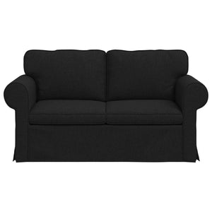 Καναπές Μαύρο 215 x 82 x 80 εκ ύφασμα - Pakobazaar
