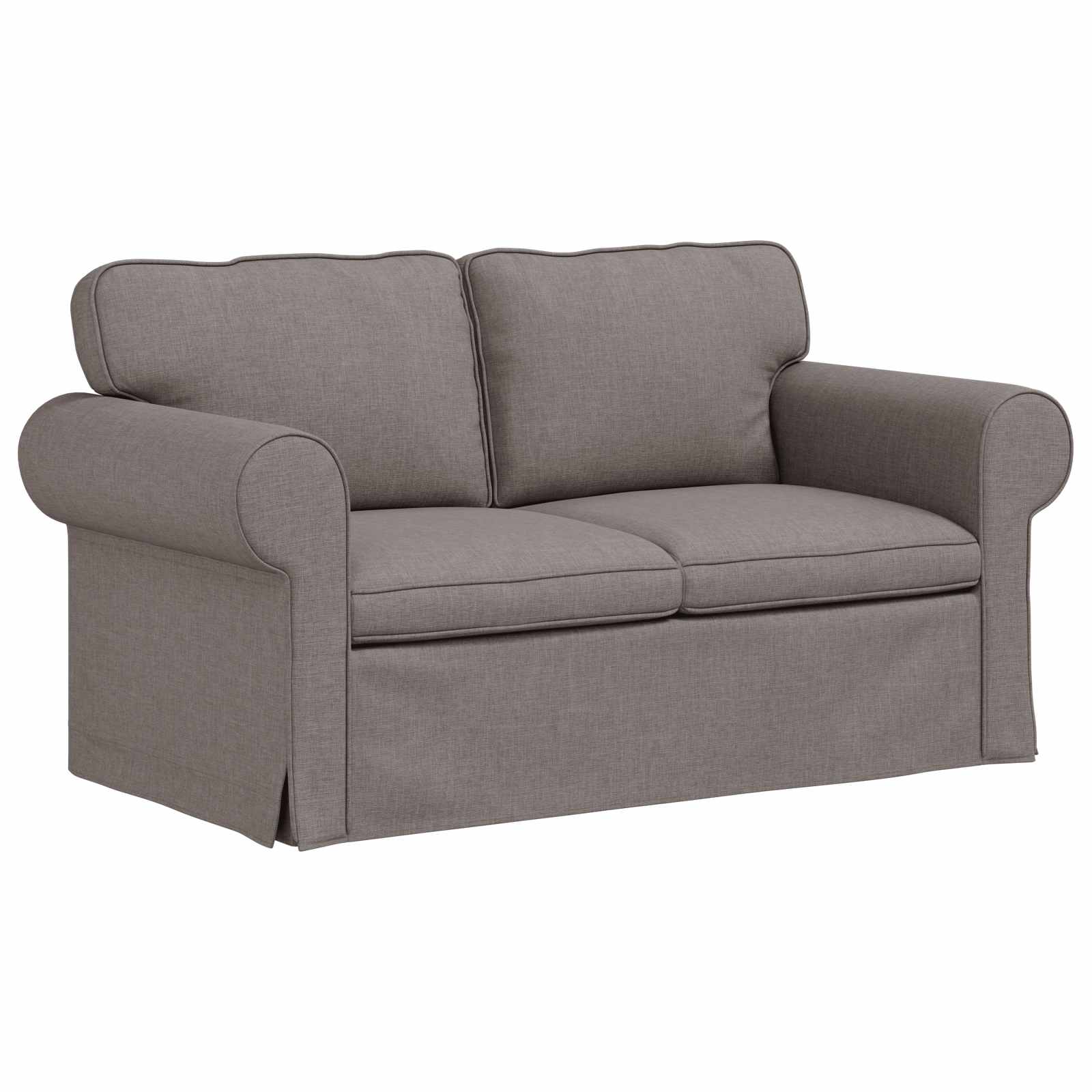 Καναπές Taupe 215 x 82 x 80 εκ ύφασμα - Pakobazaar