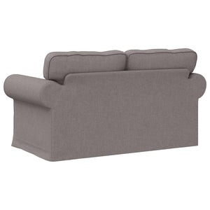 Καναπές Taupe 215 x 82 x 80 εκ ύφασμα - Pakobazaar