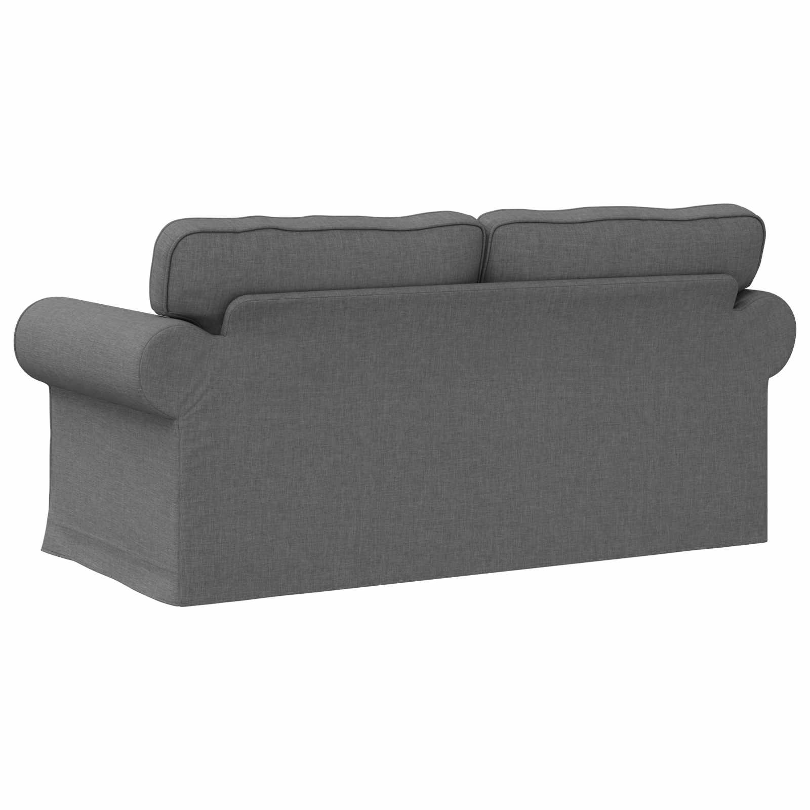 Καναπές Σκούρο Γκρι 215 x 82 x 80 εκ ύφασμα - Pakobazaar