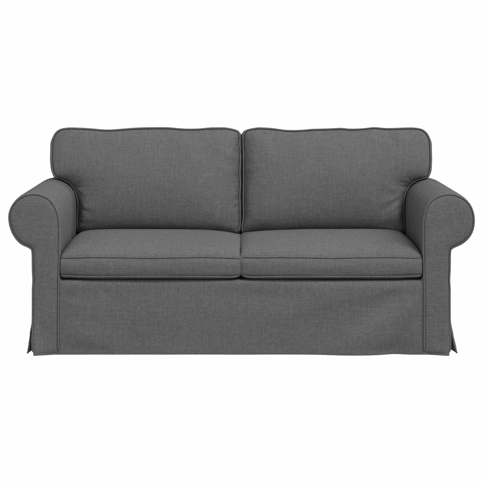 Καναπές Σκούρο Γκρι 215 x 82 x 80 εκ ύφασμα - Pakobazaar