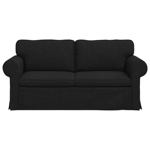 Καναπές Μαύρο 215 x 82 x 80 εκ ύφασμα - Pakobazaar