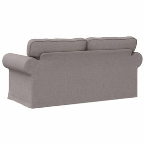 Καναπές Taupe 215 x 82 x 80 εκ ύφασμα - Pakobazaar