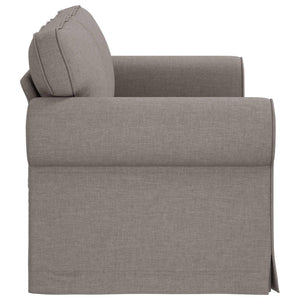 Καναπές Taupe 215 x 82 x 80 εκ ύφασμα - Pakobazaar