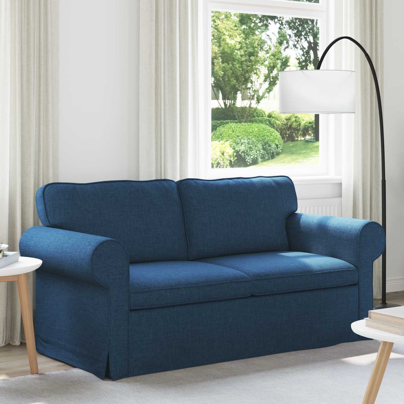 Καναπές Μπλε 175 x 82 x 80 εκ ύφασμα - Pakobazaar
