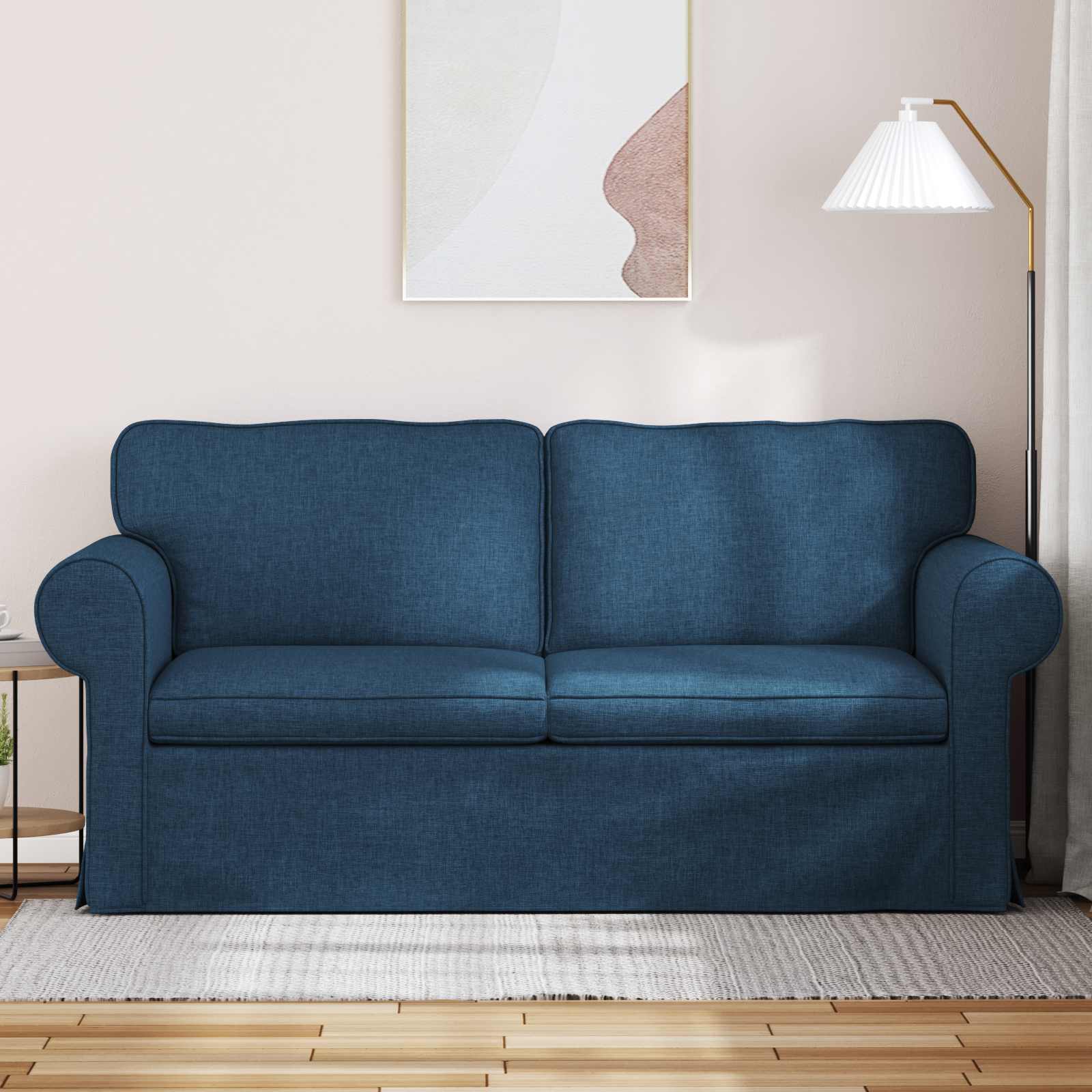 Καναπές Μπλε 175 x 82 x 80 εκ ύφασμα - Pakobazaar