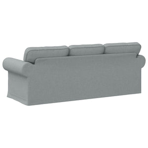 Καναπές Ανοιχτό γκρι 215 x 82 x 80 εκ ύφασμα - Pakobazaar