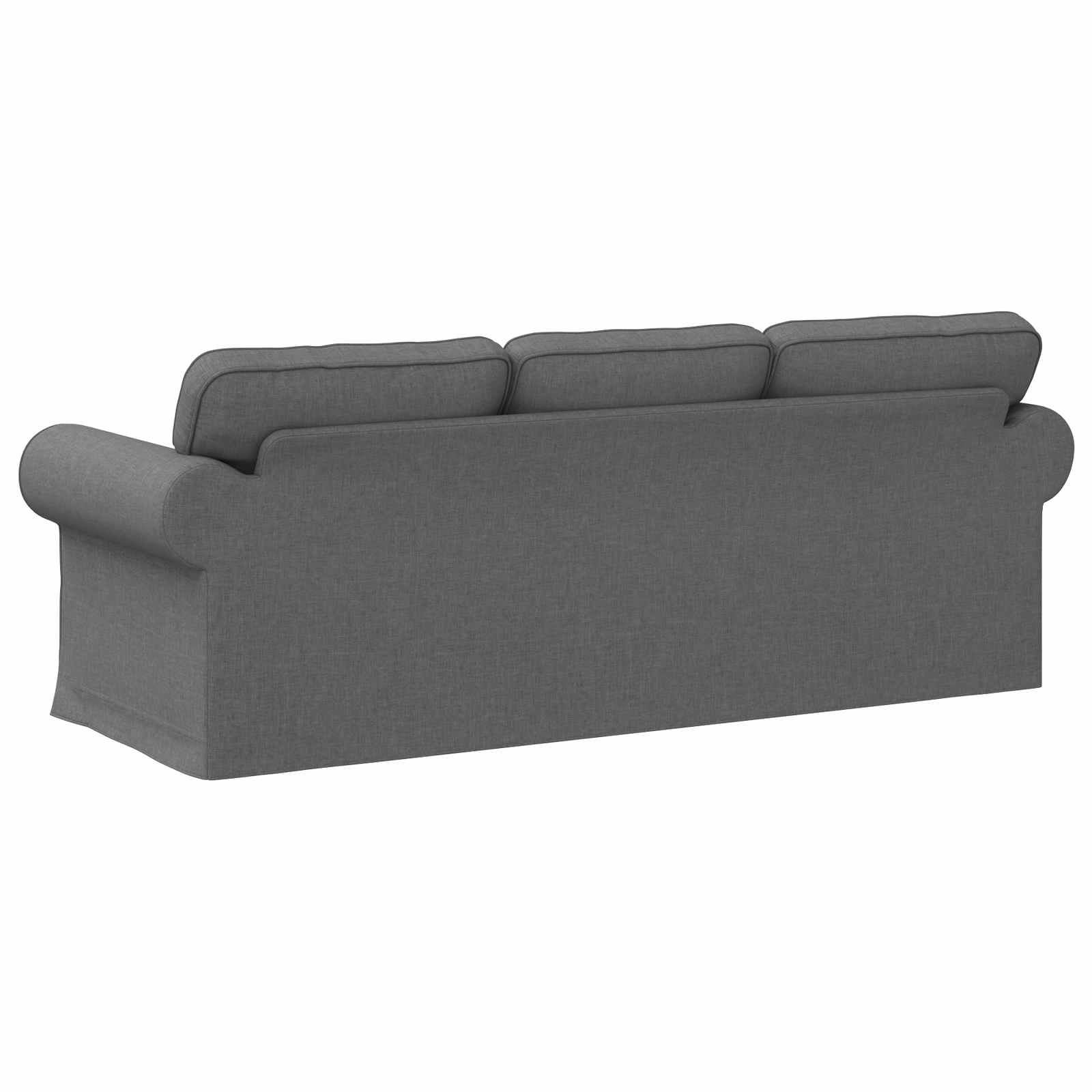 Καναπές Σκούρο Γκρι 215 x 82 x 80 εκ ύφασμα - Pakobazaar