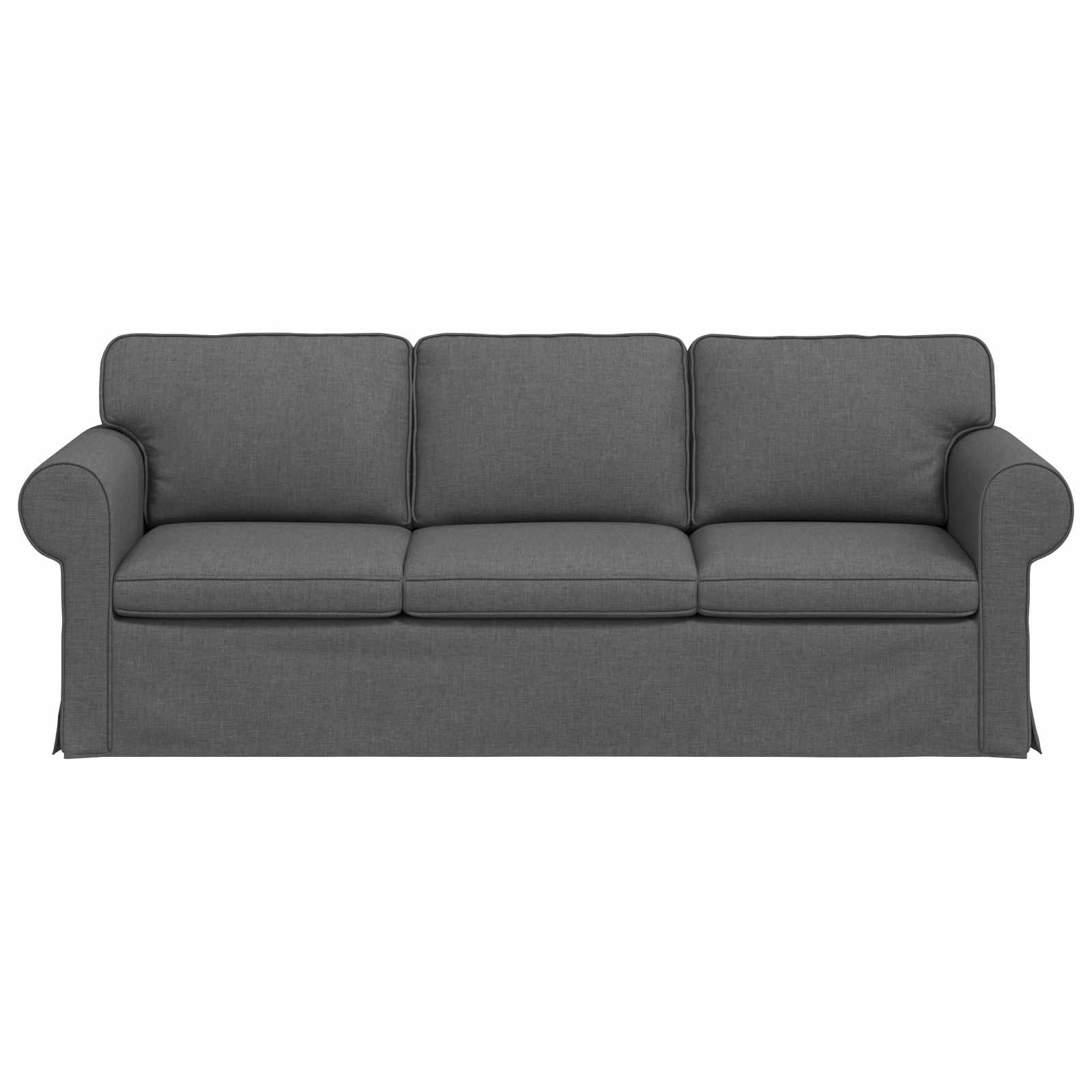 Καναπές Σκούρο Γκρι 215 x 82 x 80 εκ ύφασμα - Pakobazaar