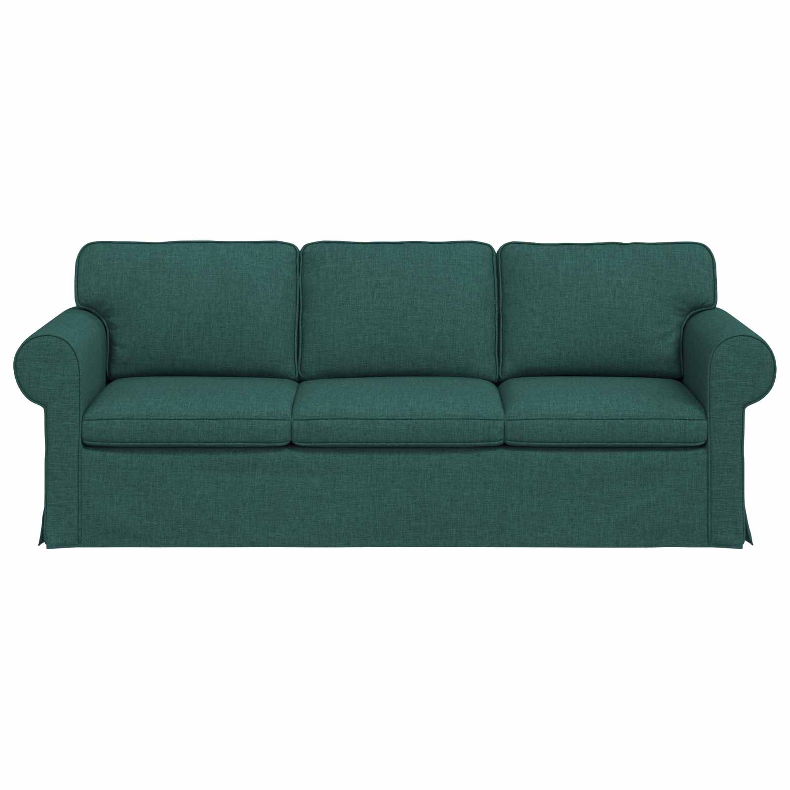 Καναπές Σκούρο Πράσινο 215 x 82 x 80 εκ ύφασμα - Pakobazaar