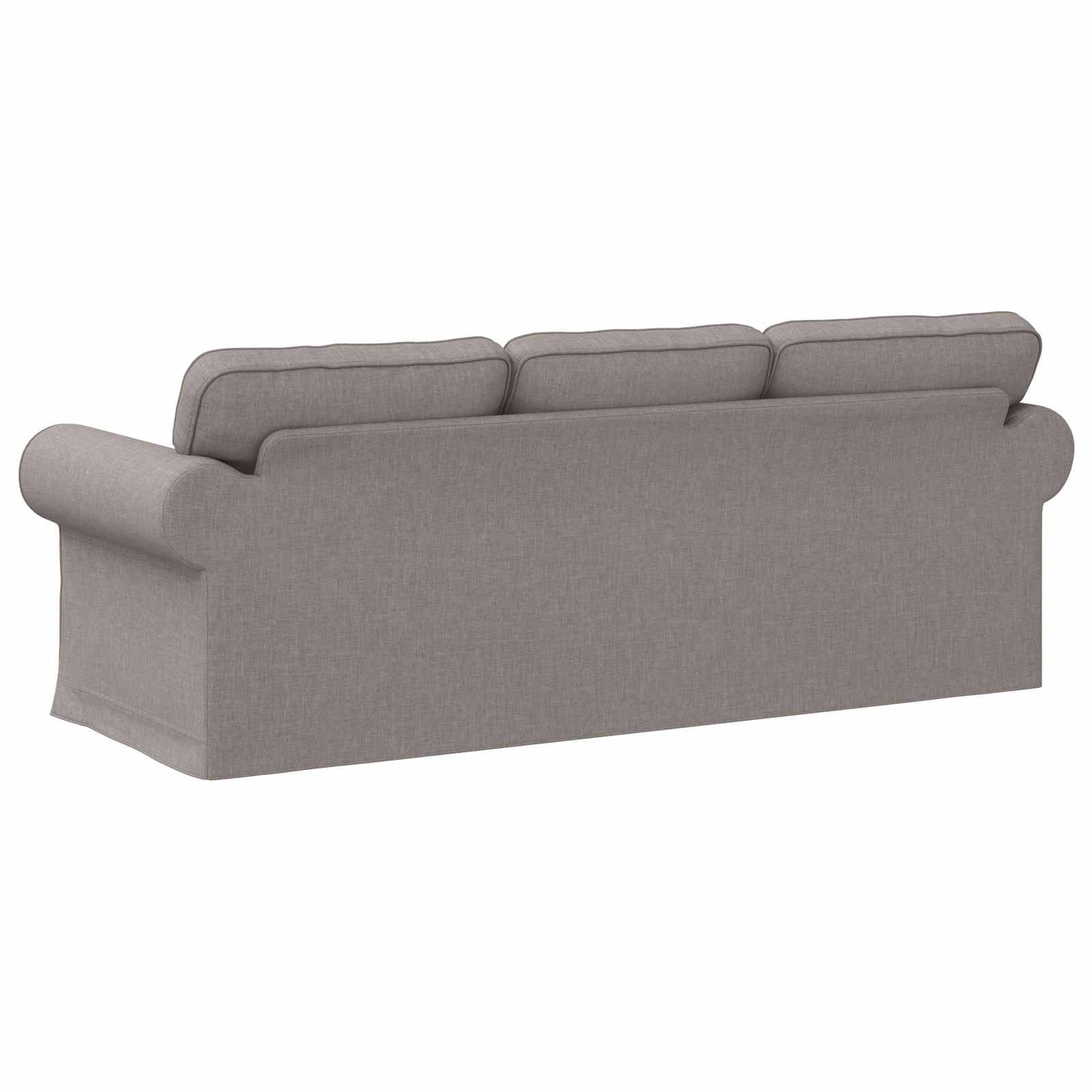 Καναπές Taupe 215 x 82 x 80 εκ ύφασμα - Pakobazaar