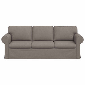 Καναπές Taupe 215 x 82 x 80 εκ ύφασμα - Pakobazaar
