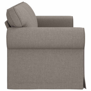 Καναπές Taupe 215 x 82 x 80 εκ ύφασμα - Pakobazaar